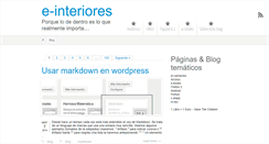Desktop Screenshot of e-interiores.aprendizdetodo.es