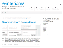 Tablet Screenshot of e-interiores.aprendizdetodo.es